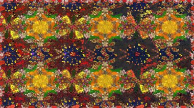 Seamless modeli küçük çiçek. Sevimli çiçek arka plan. Güzel kumaş deseni. Raster illüstrasyon.