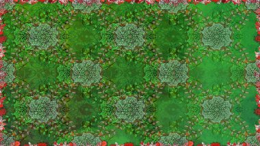 Doodle çiçekler ve dalları, otlar ve çiçekler. Elle çizilmiş. Raster resim. Güzel kumaş deseni.