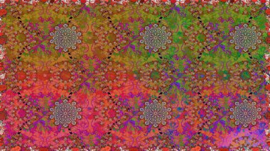 El çizimi dikişsiz sonbahar çiçekleri deseni. Renkli, kahverengi, pürüzsüz desen. Doodle tarzı. Tekstil ve kapak tasarımı için mükemmel. Kahverengi renkte çiçekler.