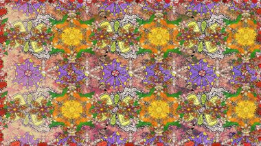 Seamless modeli küçük çiçek. Sevimli çiçek arka plan. Güzel kumaş deseni. Raster illüstrasyon.