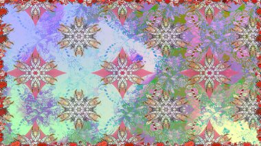 Anti-stres için soyut örnek sayfası. Raster illüstrasyonu. Tarafsız renklerde.