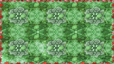 Organik motif arka planı. Kusursuz desen. Raster illüstrasyonu. Ultraviyole kumaş deseni.