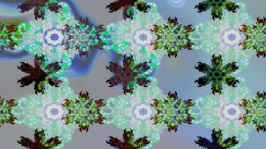 Çiçekli karalama şeklinde Raster çiçek deseni. Nazik, narin çiçek arkaplanı. Mavi renkte çiçekler.