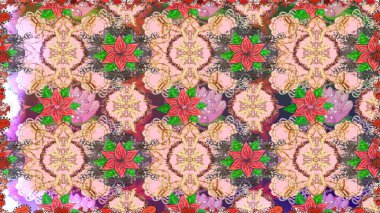 Elle çizilmiş çiçek deseni (fayans). Şirin çiçekli, desenli, renksiz, nötr renklerde. Tekstil için suluboya desensiz.