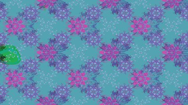 Çiçek deseni. Flower eskiz arka planı. Şatafatlı bahar bahçesi dokusu. Raster illüstrasyonu.