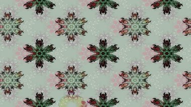 Çiçek arkaplanlı soyut zarafet eskiz deseni. Raster Güzel kumaş deseni.