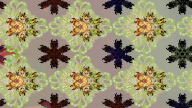 Zarif, parlak ve nötr çiçek desenli tasarım. Sabıka baskıları, bebek kıyafetleri, duvar kâğıtları, paket kutuları vb..