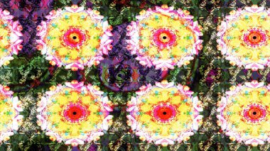 Güzel suluboya yaz çiçekleri deseni..