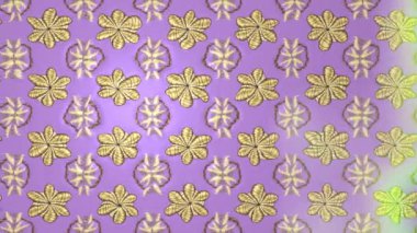 Renkli unsurlarla hareketli arka plan görüntüleri. Çiçekler. Eski model. Bayrak tarzı. Video kaydı. Şablon. Döngü. Kusursuz..