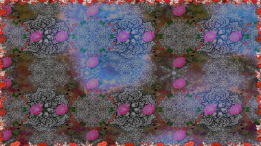 Parlak arka planda çiçek kompozisyonu olan kusursuz suluboya desenleri, ambalajlar, duvar kağıtları, kartpostallar, tebrik kartları, düğün davetiyeleri, romantik etkinlikler vs..