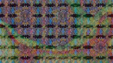 Çiçekli karalama şeklinde Raster çiçek deseni. Nazikçe, güzel çiçek arkaplanı. Kahverengi renkte çiçekler.