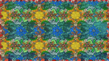 Çiçek arka plan. Sorunsuz raster desen. Güzel kumaş deseni.