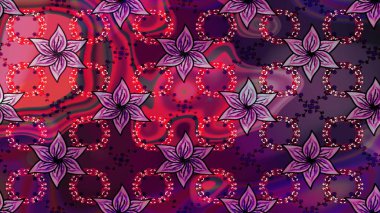 Küçük çaplı çiçeklerdeki basit şirin desenler. Tekstil veya kitap kapakları, imalat, duvar kağıtları, baskı, hediye paketi ve yapıştırma kitabı için çiçek eskizi geçmişi. Raster illüstrasyonu.