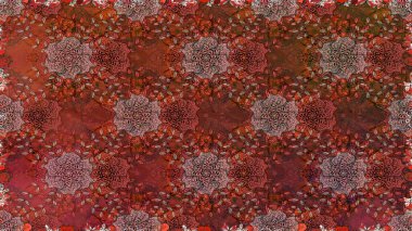 Sorunsuz çiçek deseni kaydırma kağıt, davet, el ilanı, afiş veya Web sitesi Web sitesi arka plan duvar kağıdı için kullanılabilir. Elle çizilmiş Raster resim. Doodle unsurları.