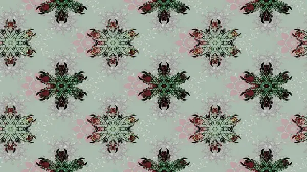 Kar tanesi rengarenk desen. Kar taneleri deseni. Raster illüstrasyonu. Raster kar taneleri arka planda. Soyut kar taneleri arkaplanda izole edilmiş düz tasarım.