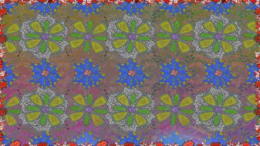 El yapımı çiçek ve bitki koleksiyonu. Raster illüstrasyonu. Eskiz tarzı gri renkte. Şirin karalama çiçekleri olan kusursuz çiçek desenleri. Raster illüstrasyonu.