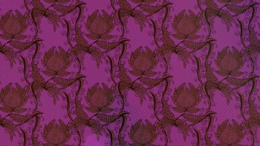 Suluboya çizim kalıbı. Dekorasyon ve tasarım için güzel bir desen. Moda baskısı. Çiçeğin suluboya çizimlerinin mükemmel deseni. Eski.