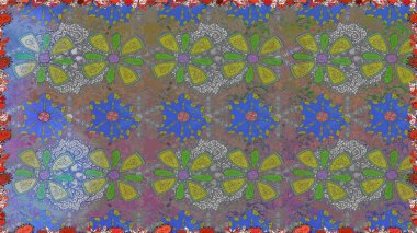 3 boyutlu çiçekler, pürüzsüz. Raster illüstrasyonu. Gri renklerde.