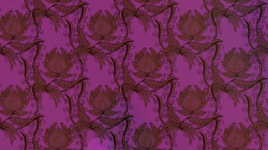 Suluboya çizim kalıbı. Dekorasyon ve tasarım için güzel bir desen. Moda baskısı. Çiçeğin suluboya çizimlerinin mükemmel deseni. Eski.