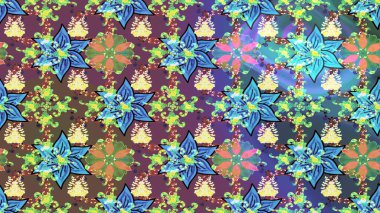 Çiçek mavisi eskiz deseni. Raster çiçek izi. Klasik taslak çizimi.