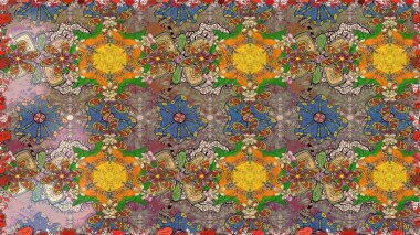 Klasik tropikal doğal elementlerin suluboya seti. Egzotik çiçekler, kahverengi renklerde botanik, parlak, klasik bir doğa. Raster illüstrasyonu.