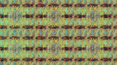 Raster güzel bir çiçek deseni çizmiş. Bahar mevsimi. Tatil havası. Nazik romantik baskı. Yeşil renkte çiçekler.