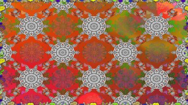 Kusursuz desen. Organik motif arka planı. Ultraviyole kumaş deseni. Raster illüstrasyonu.