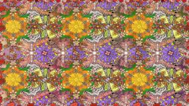 Çiçek kompozisyonu, el boyası, hassas şablon. Sevgililer günü ve tebrik kartı konsepti için şık bir davetiye. Üst manzara, yumuşak stil. Kahverengi renkte manzaralı çiçek deseni.