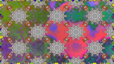 Varicologray raster kusursuz çizim. Küçük çiçekteki sevimli çiçek deseni. Birçok gri soyut çiçekli tropik, pürüzsüz desen.