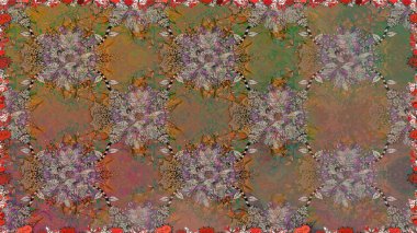 Çiçek arkaplan. Çiçekli tebrik kartı. Suluboya çiçek buketi. Raster illüstrasyonu. Kahverengi renklerde. Doğum günü kartı ya da düğün davetiyesi.