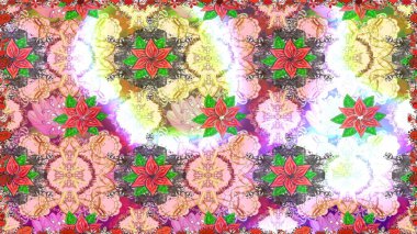 Çiçeksiz desenlerin resmi. Tarafsız renklerde vadinin çiçekleri.