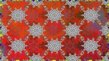 Doğal kozmetik ürünleri, parfüm, çiçekçi dükkanı için bahar ihalesi tasarımı. Karşılama ya da düğün geçmişi olarak kullanılabilir. Kırmızı lale çiçekli, pürüzsüz bir desen. Paket kağıdı için en iyisi..