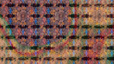 Eskiz klasiği. Raster Şirin kumaş deseni. Renkli Bahar Teması eskiz kalıbı. Düz Çiçek Elementleri Tasarımı.