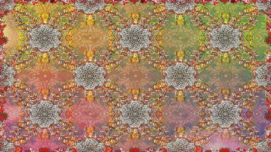 Raster illüstrasyonu. Küçük çiçekteki sevimli çiçek deseni. Modaya uygun kumaş deseni. Kusursuz Tony kumaş deseni.