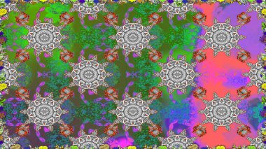 Üretim, duvar kağıdı, baskı, hediye paketi ve scrapbooking Tekstil veya kitap için çiçek sorunsuz arka plan kapsar. Raster resim. Küçük ölçekli çiçek basit şirin desen.