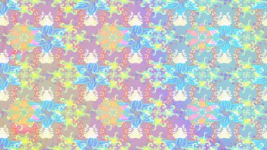 Soyut etnik raster çizim kalıbı. Kabile sanatı boho baskısı, klasik çiçek arkaplanı. Arkaplan dokusu, duvar kağıdı, doğal renklerde çiçek teması.