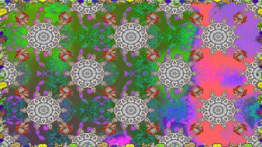 Üretim, duvar kağıdı, baskı, hediye paketi ve scrapbooking Tekstil veya kitap için çiçek sorunsuz arka plan kapsar. Raster resim. Küçük ölçekli çiçek basit şirin desen.