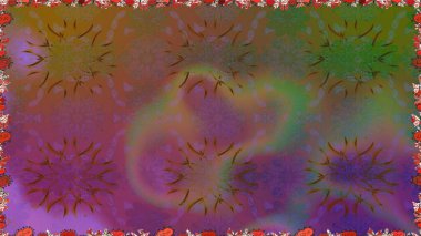 Raster illüstrasyonu. Bahar çiçekli, dikişsiz, sevimli çiçek deseni. Güzel kumaş deseni.