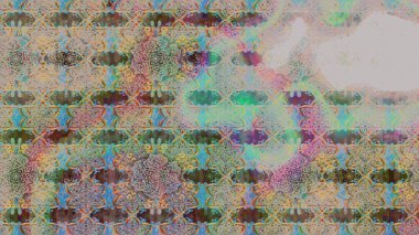 Raster illüstrasyonundaki çiçek desenli çizim. Gri renkli çiçekler.