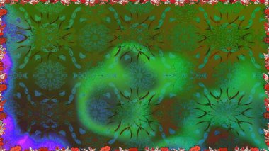 Kızılderili desenli desenli desenli şal deseni. Raster Henna dövme stili. Tekstil, tebrik kartı, boyama kitabı, telefon kılıfı baskısı için kullanılabilir. Etnik Mandala süsü.