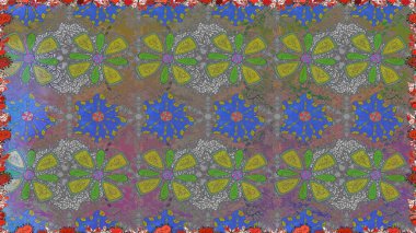 Çiçekler, yapraklar, dekoratif elementler, sıçramalar, lekeler, el çizimleri çizimleri ve Doodle çizimleri, grafik raster çizimleri.