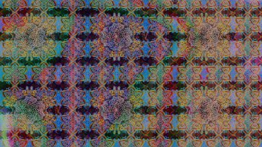 Kahverengi renkte kahverengi papatya deseni. Raster illüstrasyonu. Kahverengi renklerde.