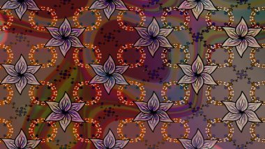 Çiçek arka plan. Sorunsuz raster desen. Güzel kumaş deseni.