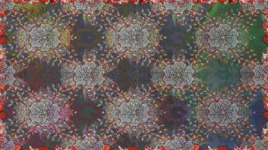 Çiçek deseni. Flower eskiz arka planı. Şatafatlı bahar bahçesi dokusu. Raster illüstrasyonu.