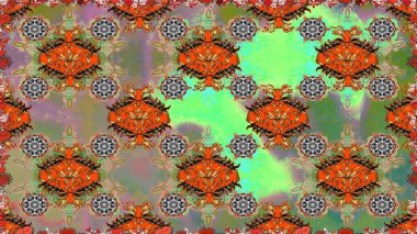 Çiçek deseni. Flower eskiz arka planı. Şatafatlı bahar bahçesi dokusu. Raster illüstrasyonu.