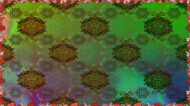 Çiçek deseni. Flower eskiz arka planı. Şatafatlı bahar bahçesi dokusu. Raster illüstrasyonu.