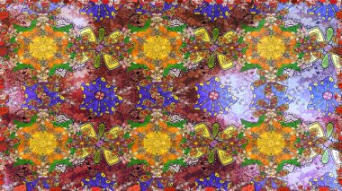 Tekstil ve kapak tasarımı için mükemmel. Doodle tarzı. Kahverengi, nötr ve sarı renkte çiçekler. El çizimi dikişsiz sonbahar çiçekleri deseni. Renkli kahverengi, nötr ve sarı pürüzsüz desen.