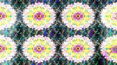 Suluboya çiçekli çiçek deseni. Raster illüstrasyonu. Tarafsız renklerde Asyalı tekstil.