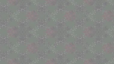 Renkli unsurlarla hareketli arka plan görüntüleri. Çiçekler. Eski model. Bayrak tarzı. Video kaydı. Şablon. Döngü. Kusursuz..