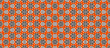 Geleneksel klasik raster altın pürüzsüz desen. Barok tarzında kusursuz bir doğulu süsü. Turuncu, gri ve beyaz renklerde altın elementler.